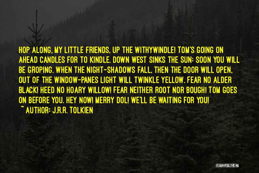 We Will Be Friends Quotes By J.R.R. Tolkien