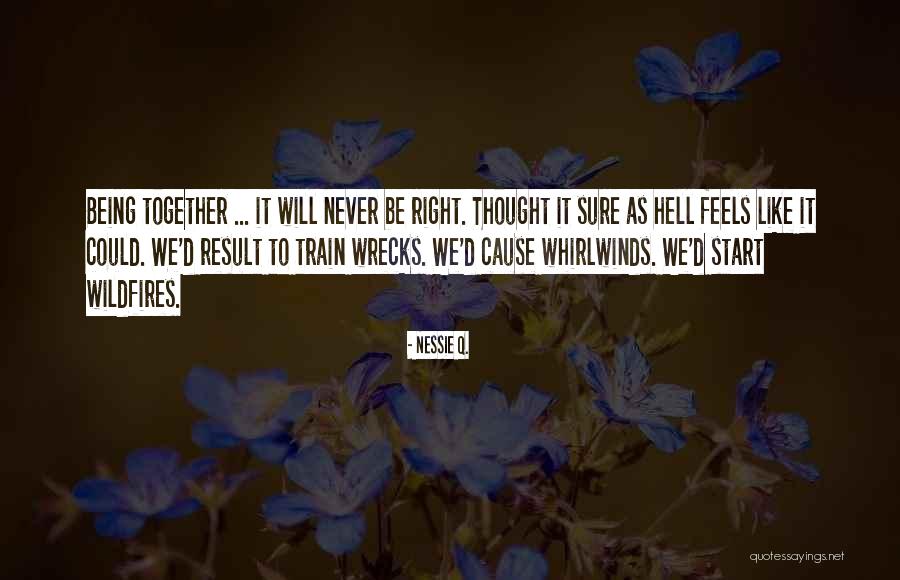 We Will Never Be Together Quotes By Nessie Q.