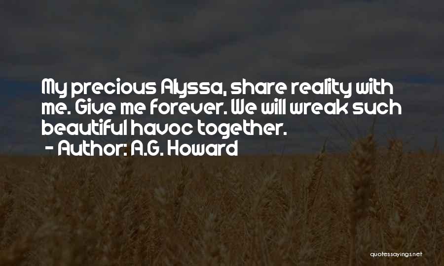 We Will Together Quotes By A.G. Howard