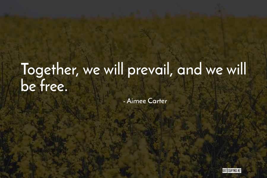 We Will Together Quotes By Aimee Carter We Will Together Quotes By Aimee Carter