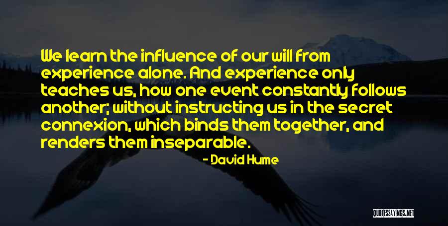 We Will Together Quotes By David Hume