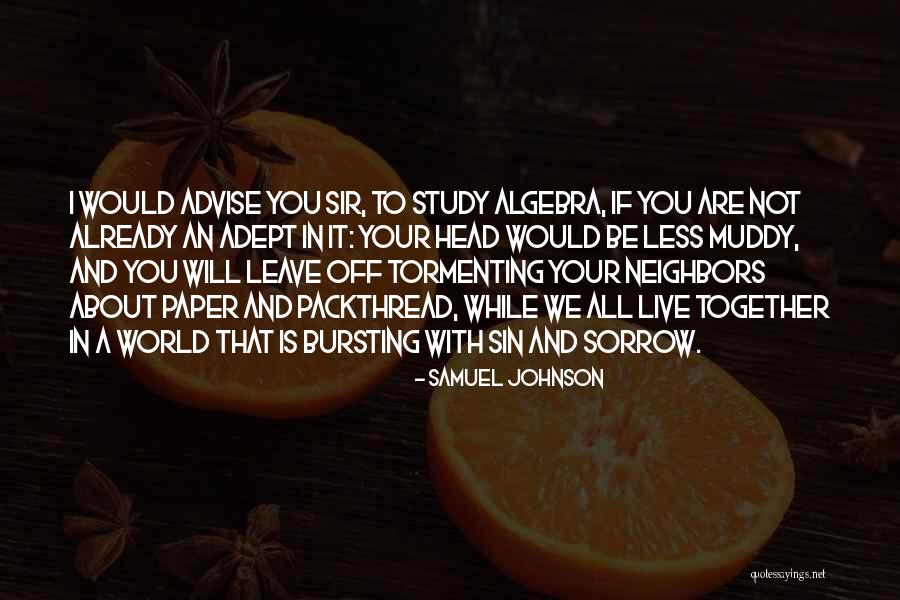 We Will Together Quotes By Samuel Johnson We Will Together Quotes By Samuel Johnson