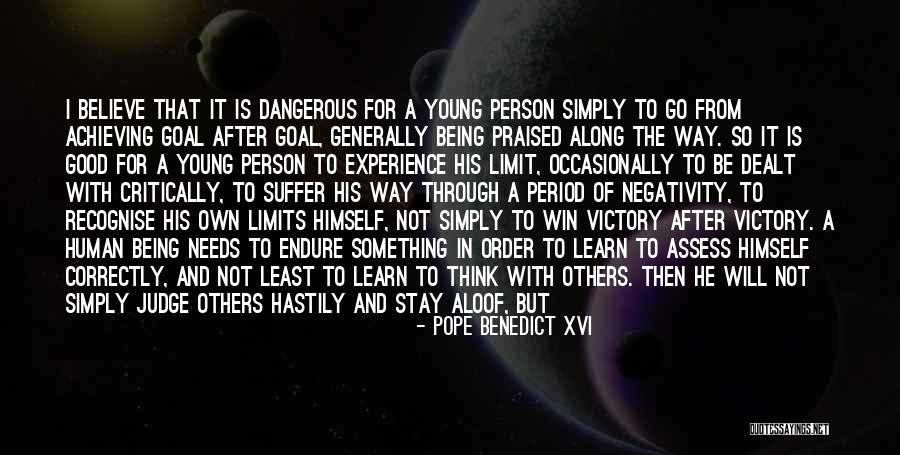 We Win Or We Learn Quotes By Pope Benedict XVI We Win Or We Learn Quotes By Pope Benedict XVI