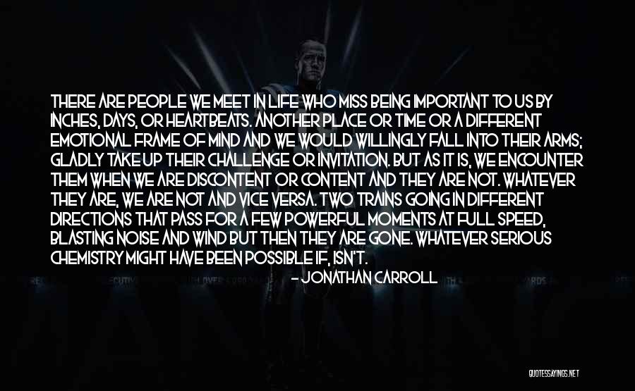 We Would Meet Quotes By Jonathan Carroll We Would Meet Quotes By Jonathan Carroll