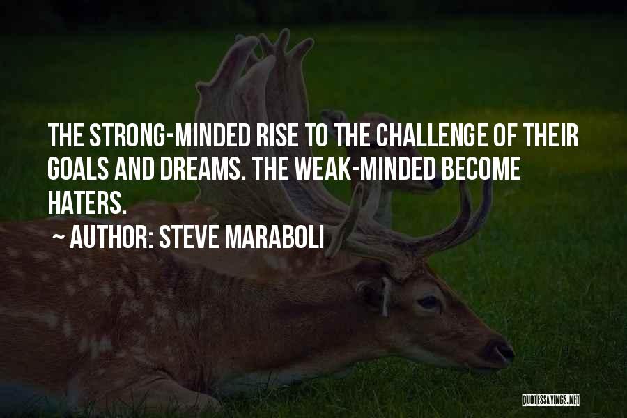 Weak Become Strong Quotes By Steve Maraboli