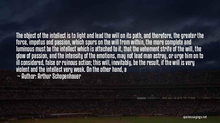 Weak Man Quotes By Arthur Schopenhauer
