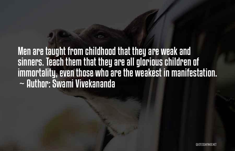 Weak Quotes By Swami Vivekananda