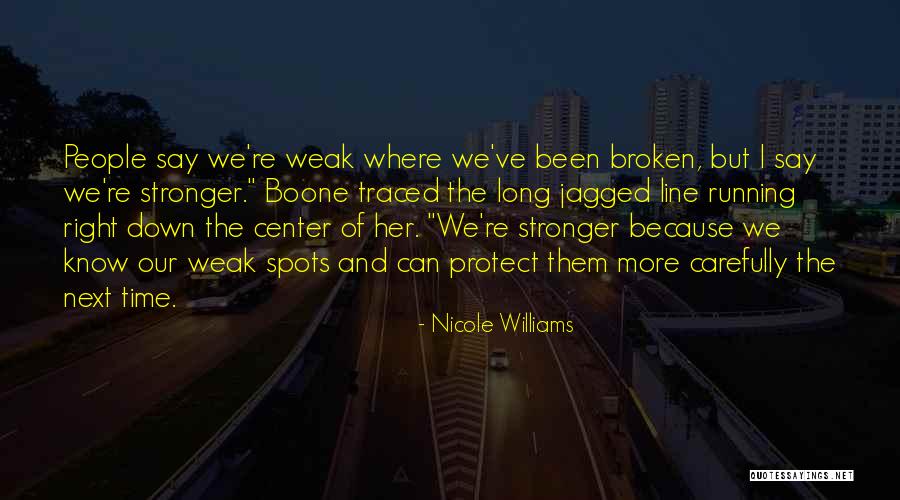 Weak Spots Quotes By Nicole Williams Weak Spots Quotes By Nicole Williams
