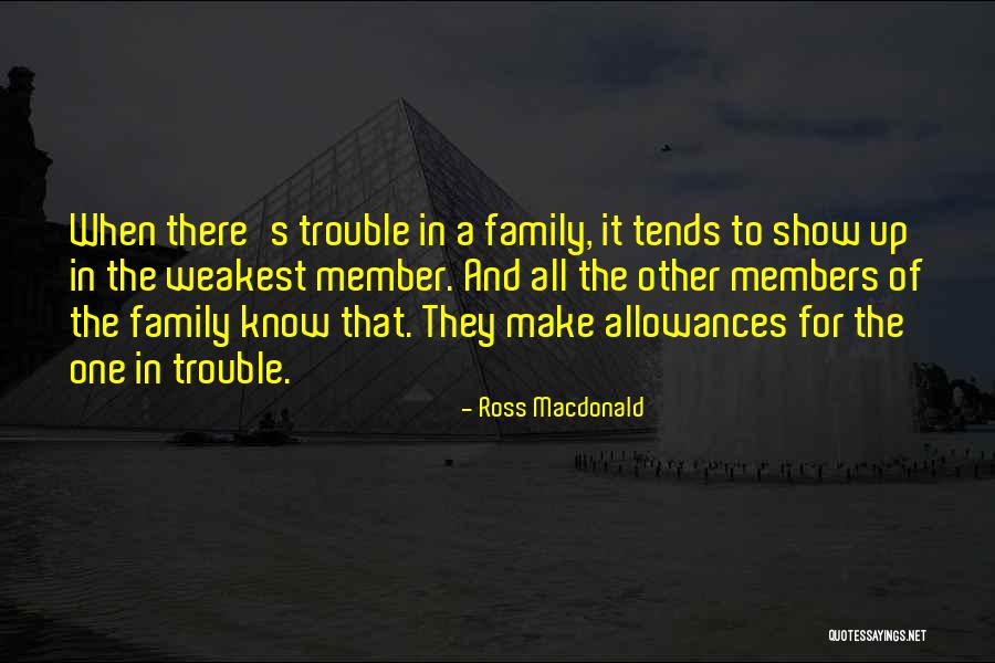 Weakest One Quotes By Ross Macdonald Weakest One Quotes By Ross Macdonald