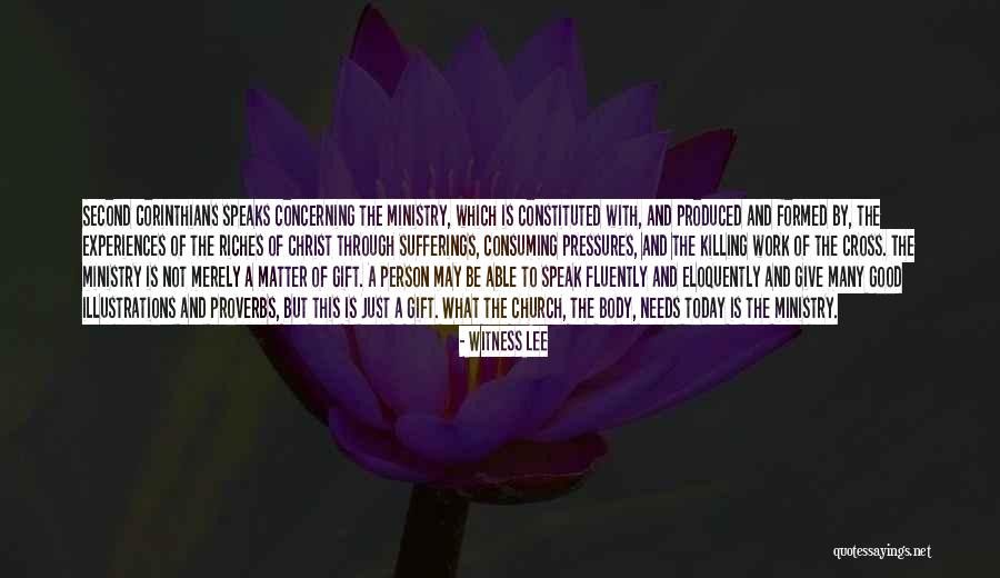 Weakly Dominant Quotes By Witness Lee Weakly Dominant Quotes By Witness Lee