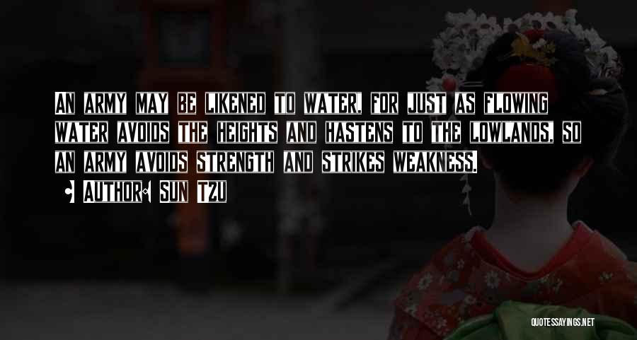 Weakness And Strength Quotes By Sun Tzu