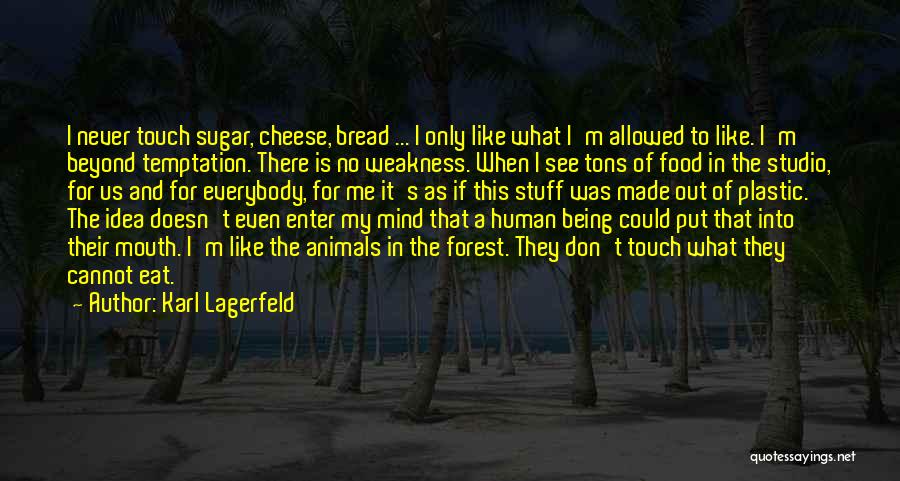 Weakness Of The Mind Quotes By Karl Lagerfeld