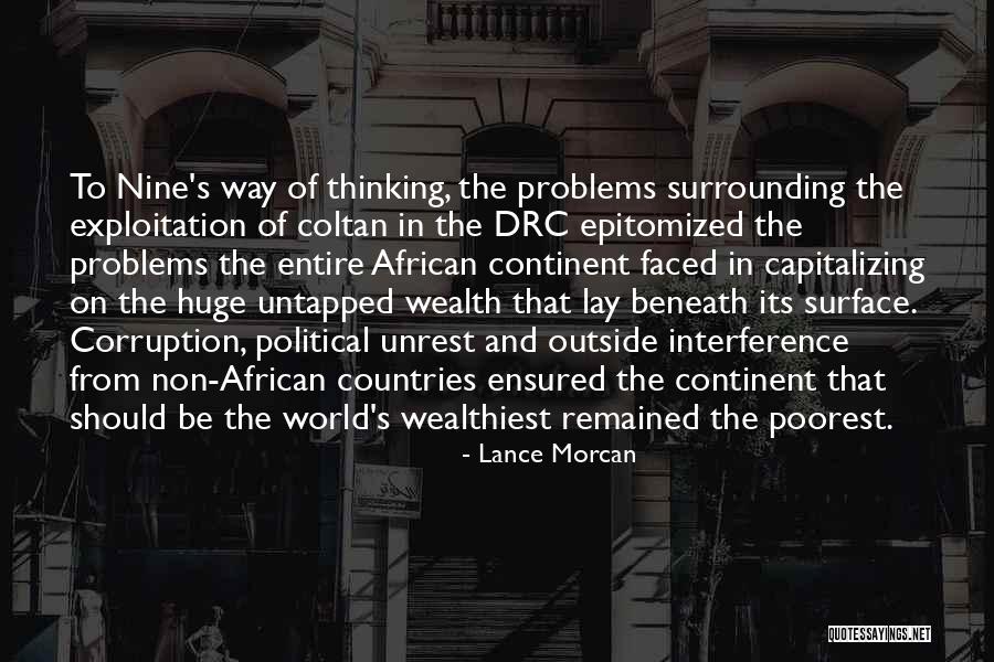 Wealth And Corruption Quotes By Lance Morcan