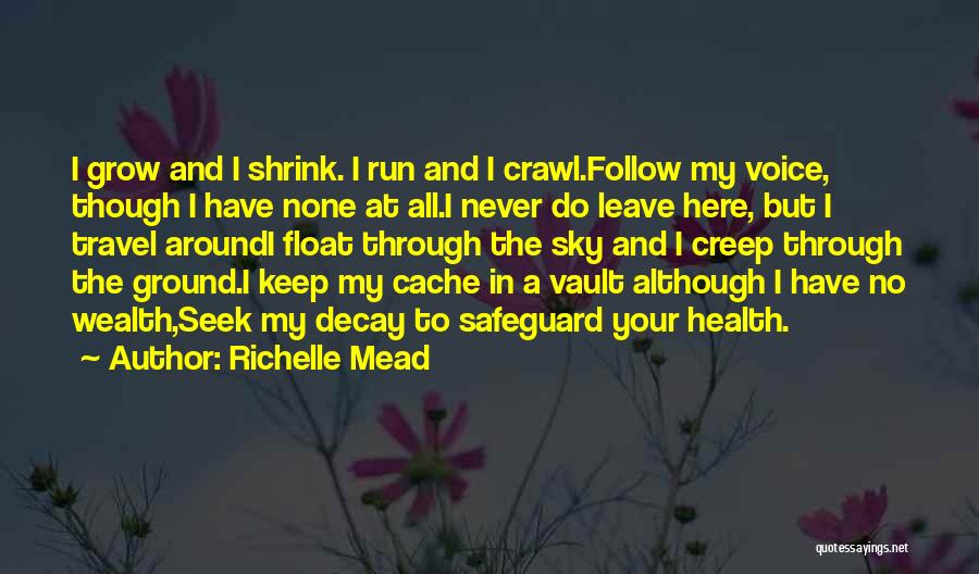 Wealth And Health Quotes By Richelle Mead