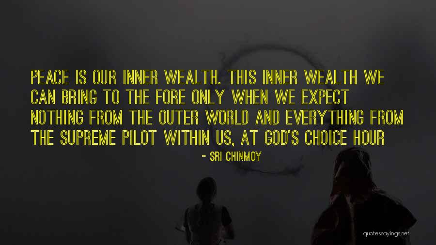 Wealth Is Everything Quotes By Sri Chinmoy