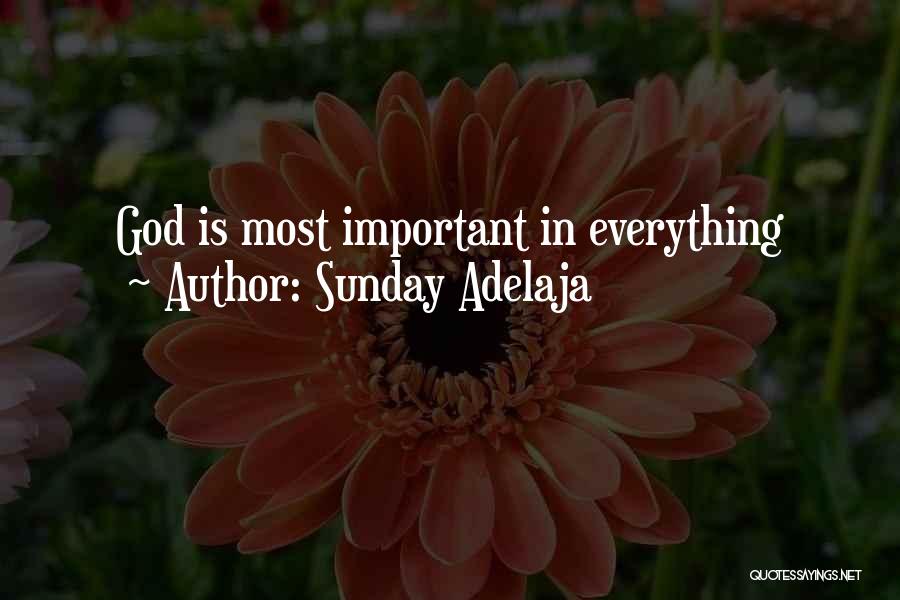 Wealth Is Everything Quotes By Sunday Adelaja