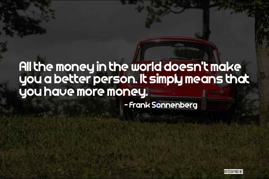 Wealthh Quotes By Frank Sonnenberg Wealthh Quotes By Frank Sonnenberg