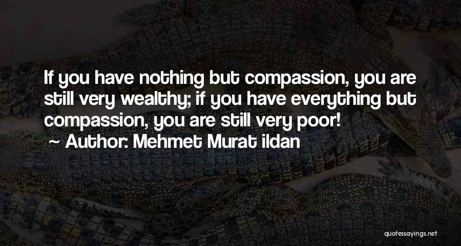 Wealthy Poor Quotes By Mehmet Murat Ildan