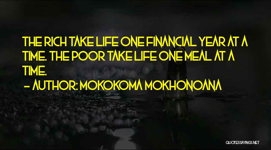 Wealthy Vs Poor Quotes By Mokokoma Mokhonoana