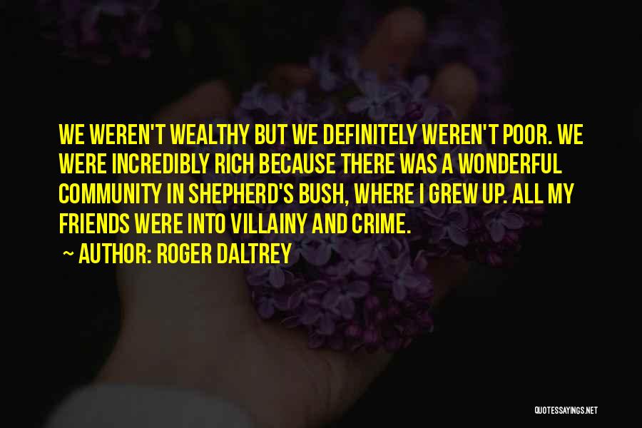 Wealthy Vs Poor Quotes By Roger Daltrey