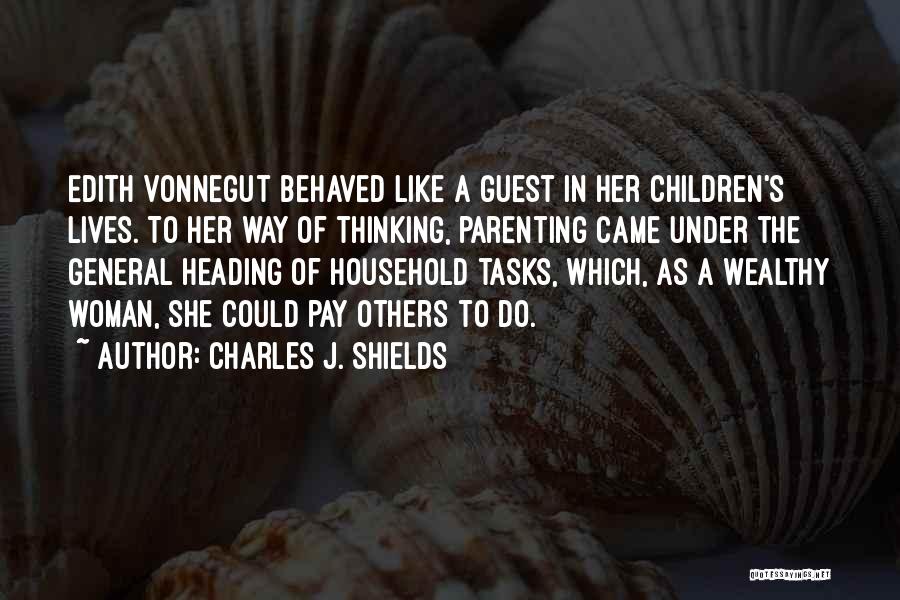 Wealthy Woman Quotes By Charles J. Shields