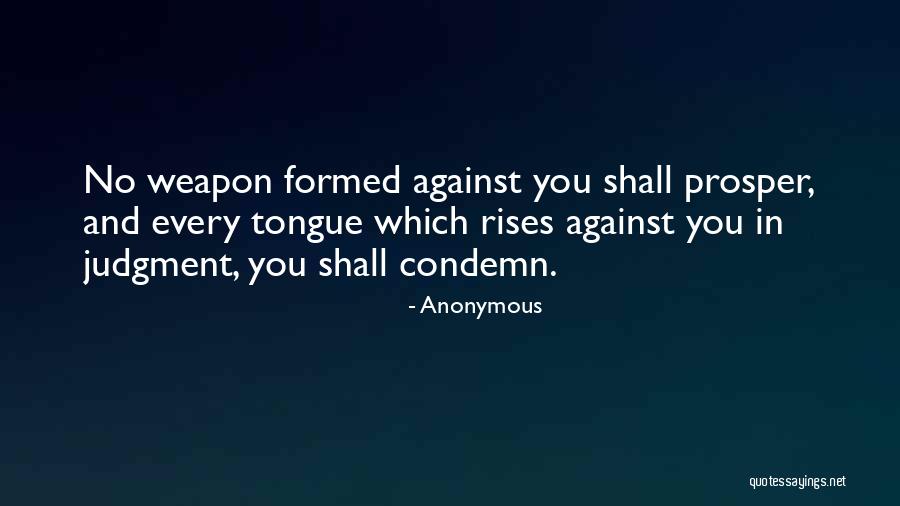 Weapon In The Bible Quotes By Anonymous Weapon In The Bible Quotes By Anonymous