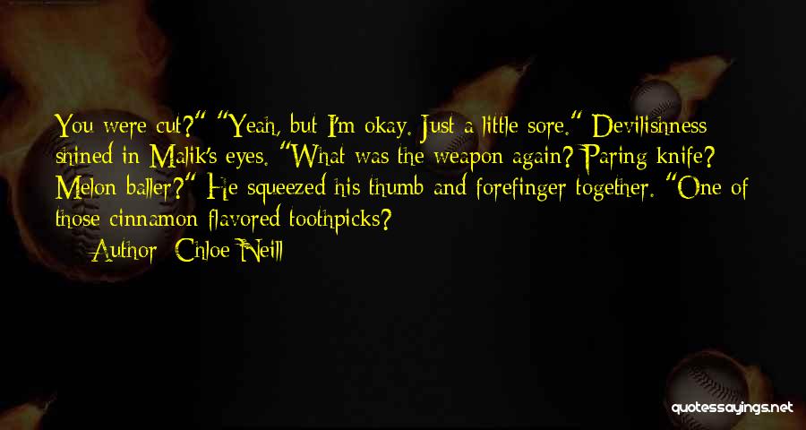 Weapon Quotes By Chloe Neill