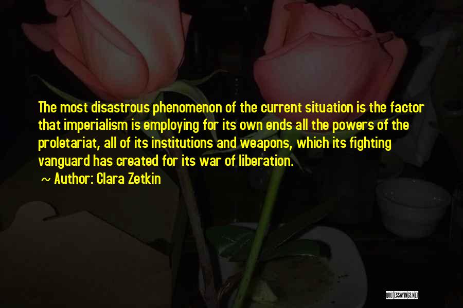 Weapons Quotes By Clara Zetkin