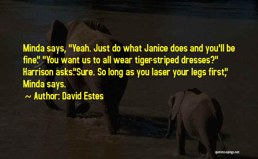 Wear What You Want Quotes By David Estes