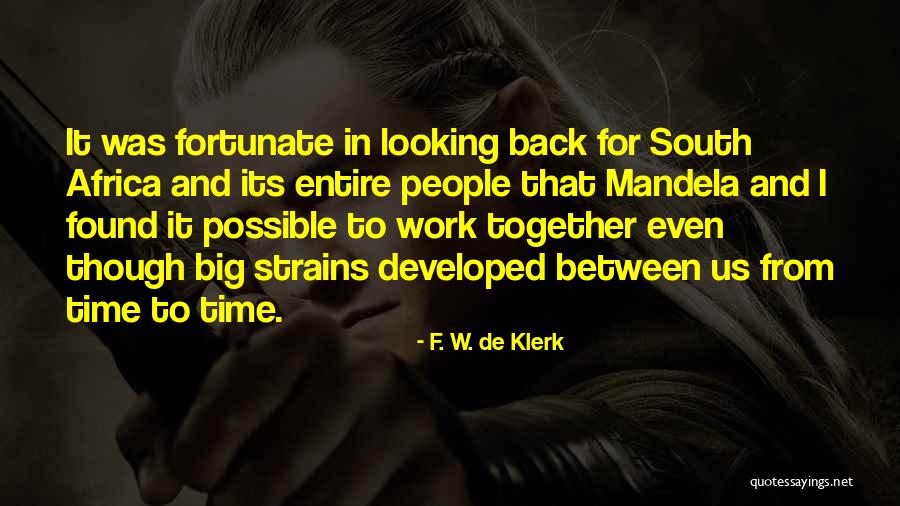 Wearedepaul Quotes By F. W. De Klerk Wearedepaul Quotes By F. W. De Klerk