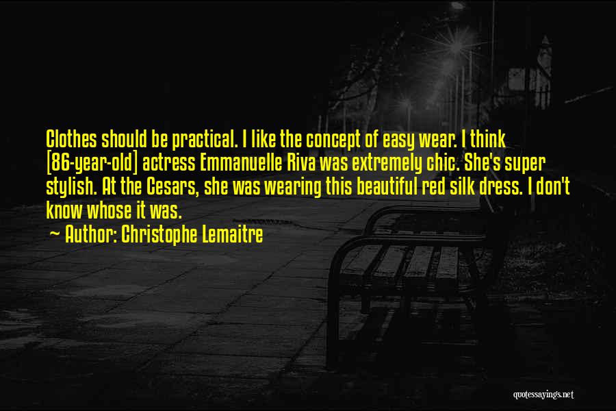 Wearing A Red Dress Quotes By Christophe Lemaitre