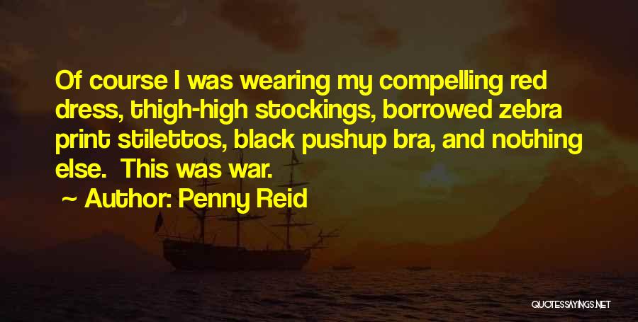 Wearing A Red Dress Quotes By Penny Reid