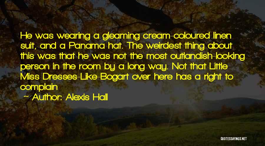 Wearing A Suit Quotes By Alexis Hall
