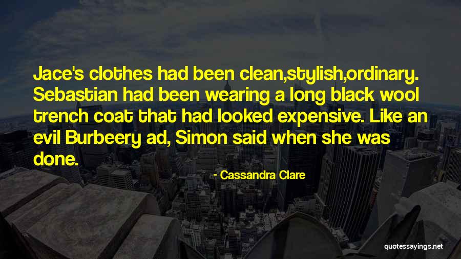 Wearing Black Clothes Quotes By Cassandra Clare