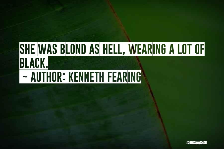 Wearing Black Quotes By Kenneth Fearing