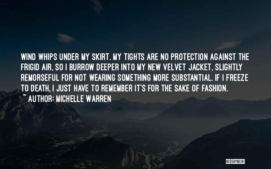 Wearing His Jacket Quotes By Michelle Warren