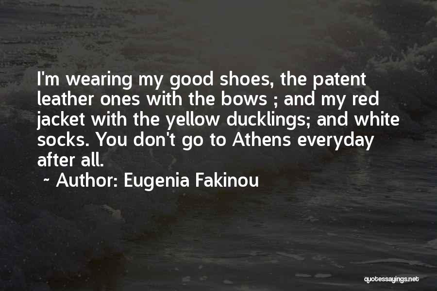 Wearing Red Quotes By Eugenia Fakinou