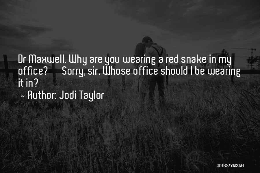 Wearing Red Quotes By Jodi Taylor