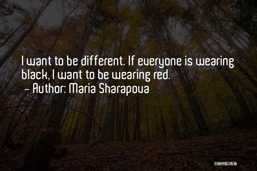 Wearing Red Quotes By Maria Sharapova