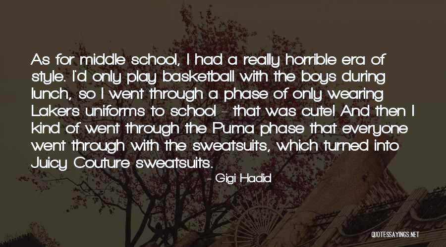 Top 3 Quotes & Sayings About Wearing School Uniforms