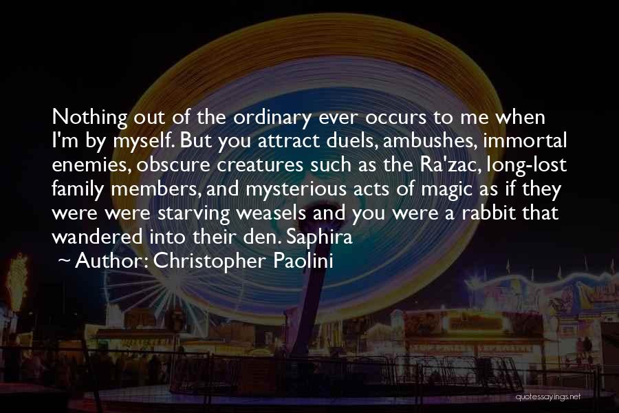 Weasels Quotes By Christopher Paolini