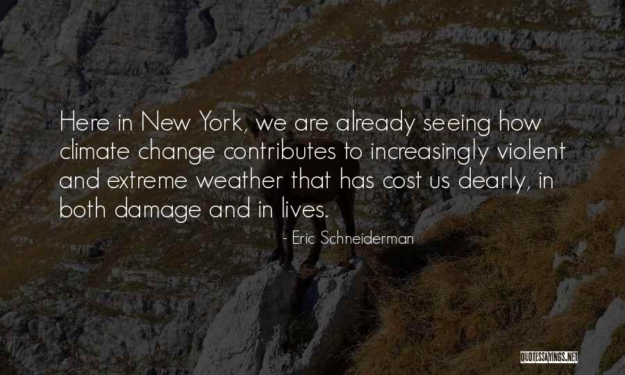 Weather And Climate Quotes By Eric Schneiderman
