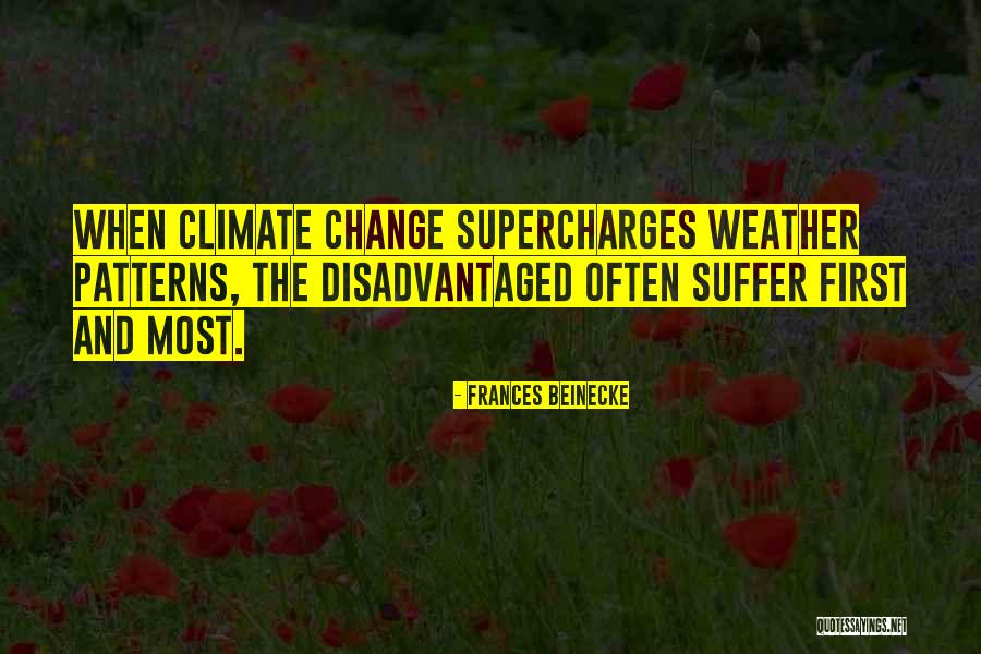 Weather And Climate Quotes By Frances Beinecke