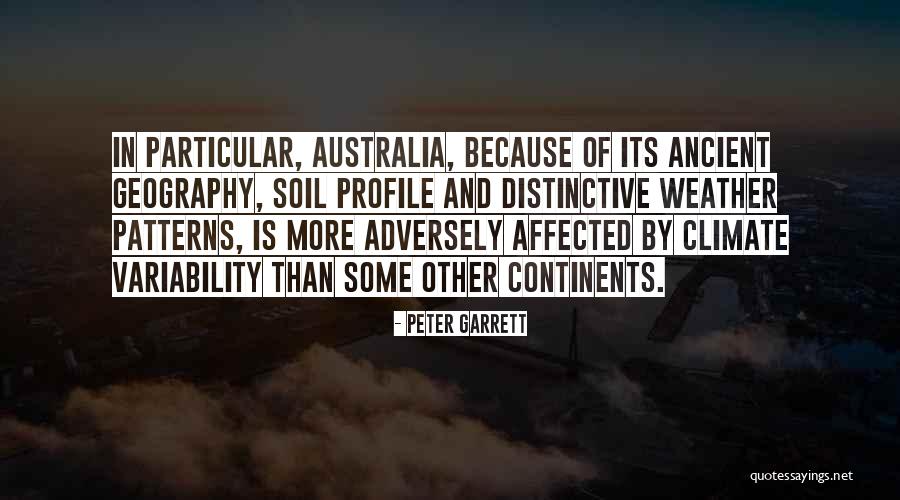 Weather And Climate Quotes By Peter Garrett