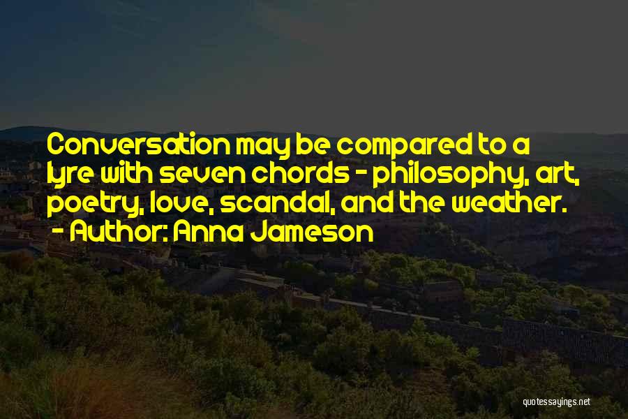 Weather And Love Quotes By Anna Jameson