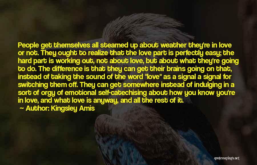 Weather And Love Quotes By Kingsley Amis