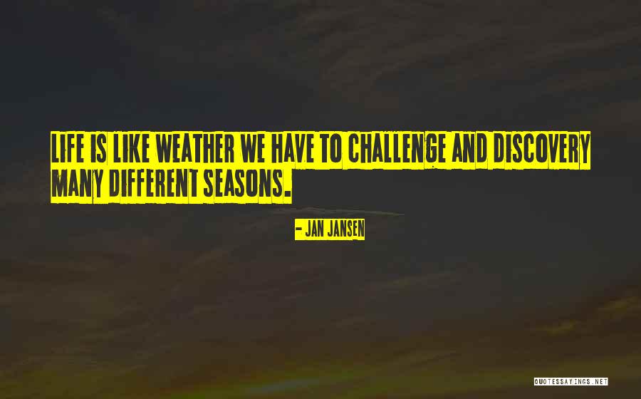 Weather Changing Quotes By Jan Jansen