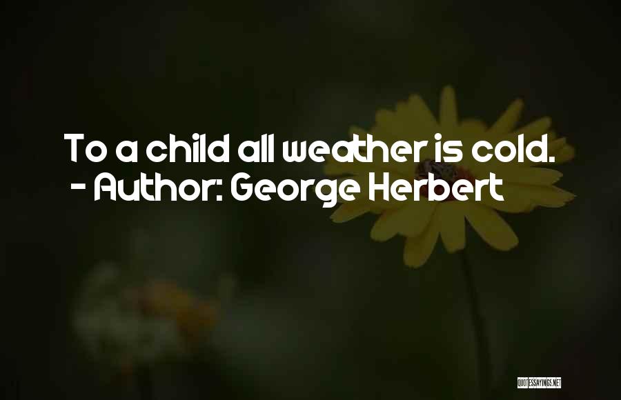 Weather Cold Quotes By George Herbert