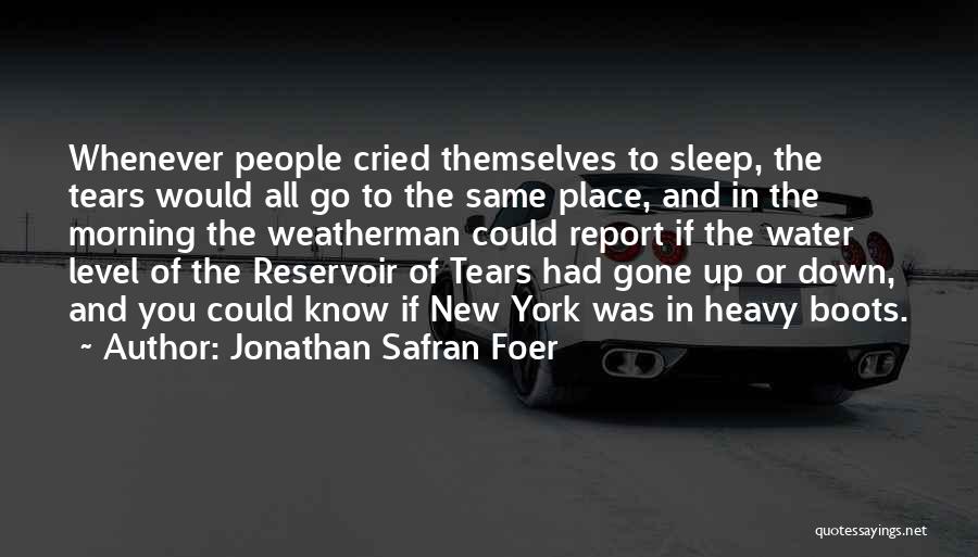 Weatherman Quotes By Jonathan Safran Foer