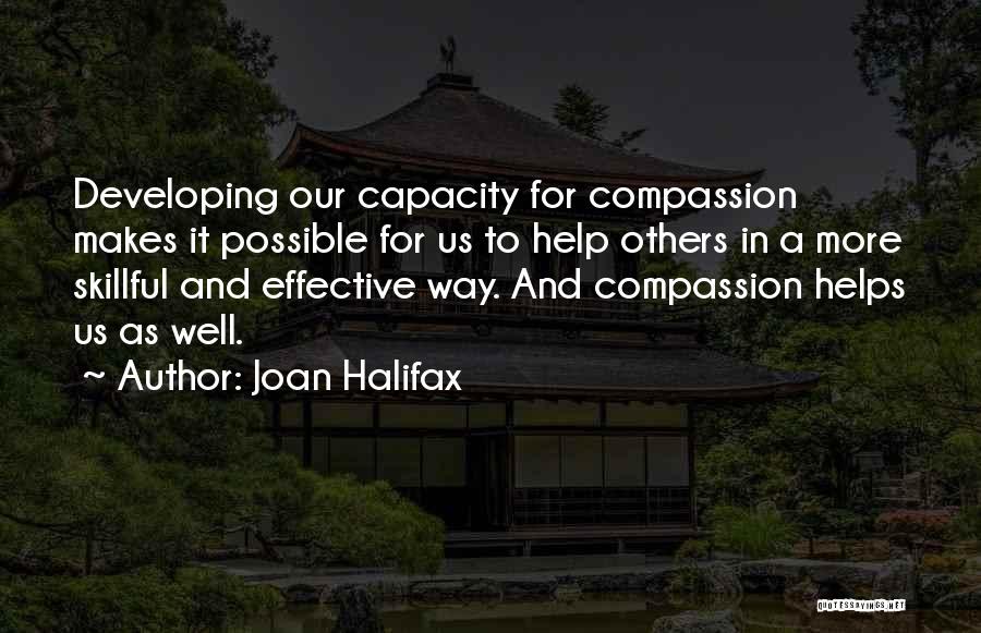 Weatlh Quotes By Joan Halifax